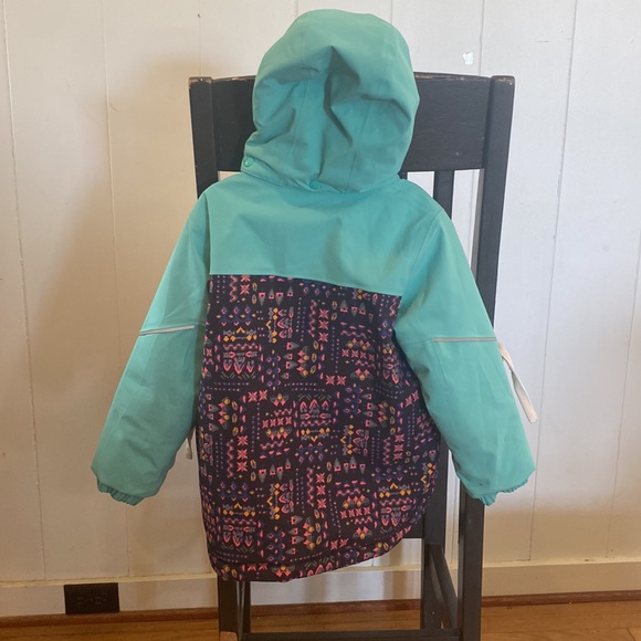 Patagonia Kids Jacket and Snow Bib Set - Teal and Purple - Picture 5 of 16